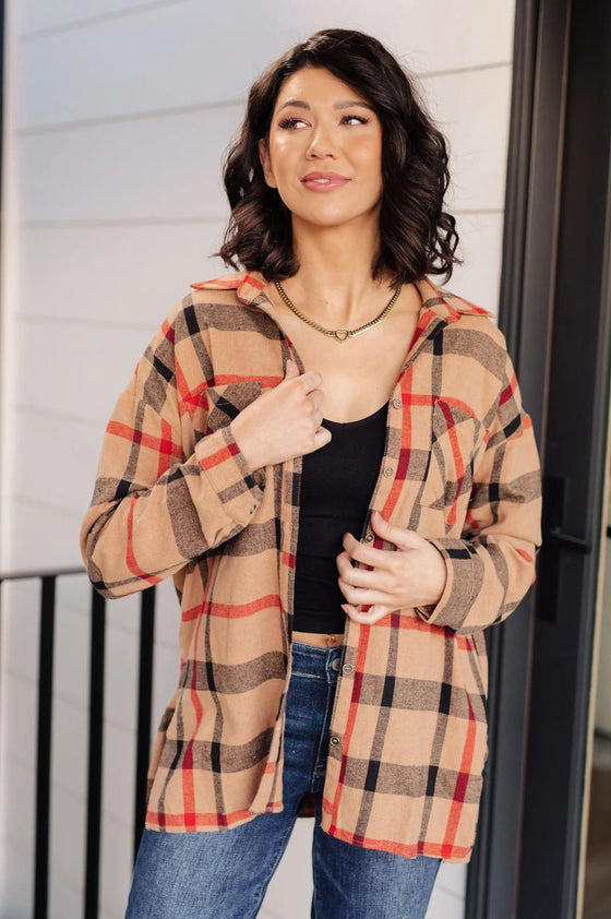 The Luxe Plaid Button Up Flannel