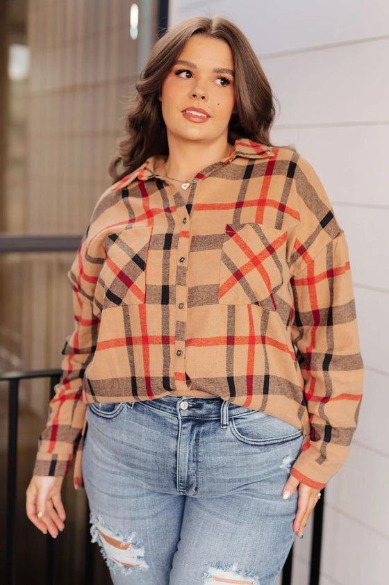The Luxe Plaid Button Up Flannel