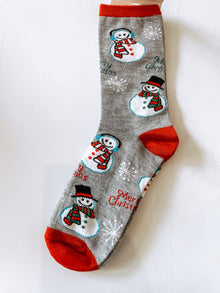 Merry Snowmen Socks