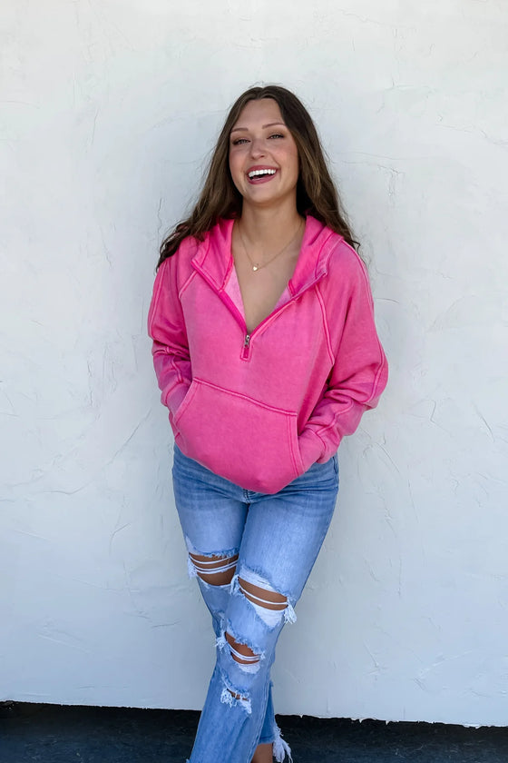 PREORDER Easy Does It Pullover in Pink