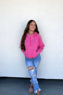  PREORDER Easy Does It Pullover in Pink