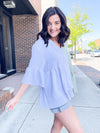 The Addison Asymmetrical Blouse in Sage