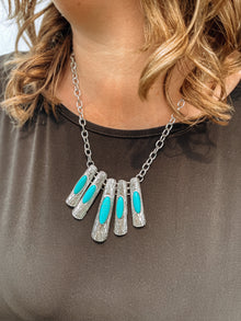  The 5-Fingered Turquoise Necklace