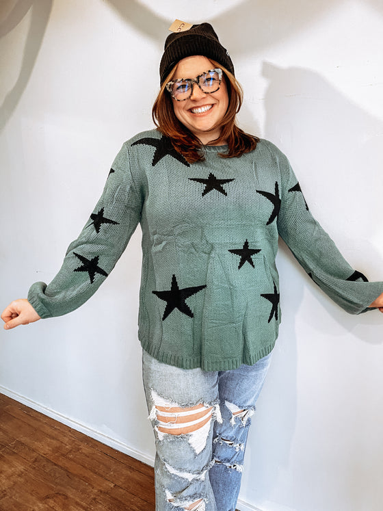 The Star Glaze Sweater Top