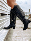 The Belle Cowgirl Boot in Black