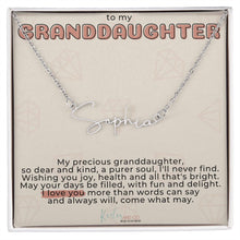  Script Name Necklace - Granddaughter