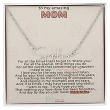  Script Name Necklace - Mom