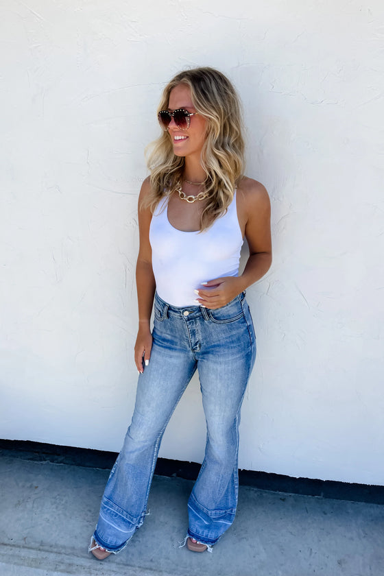 The Romi Tummy Control Flare Jeans