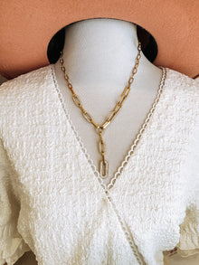  The Lariat Paperclip Necklace