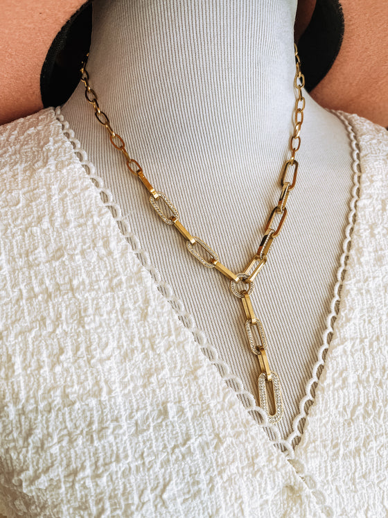 The Lariat Paperclip Necklace