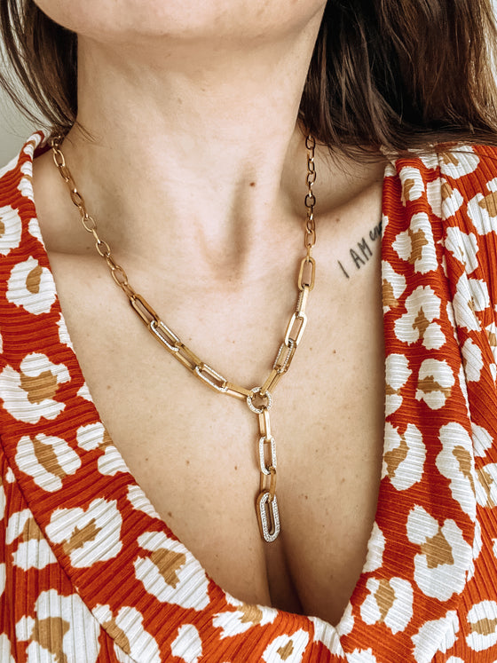 The Lariat Paperclip Necklace
