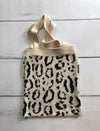 The Kasey Knit Leopard Tote