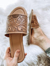 The Coppu Western Hand-Tooled Sandal