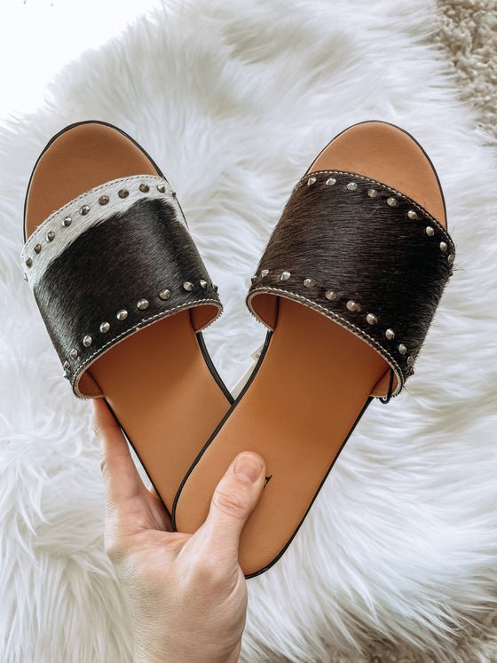 The Silver Studded Flats