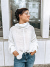The Snuggle Me Sweater in White