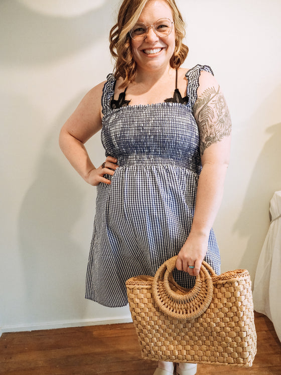 The Gaile Gingham Smocked Dress