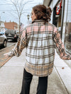 The Posey Pink Plaid Shacket