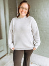 The Kaeron Knit Sweater in Grey