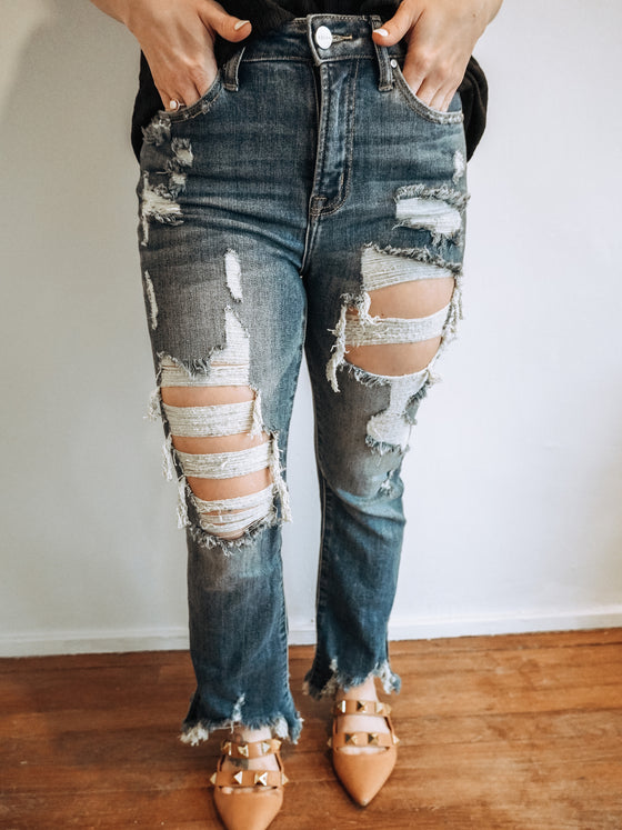 Ol' Country Distressed Risen Jeans
