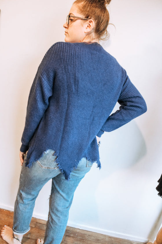 Fall By a Thread Sweater