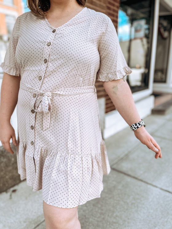 A Day in Dots Dress