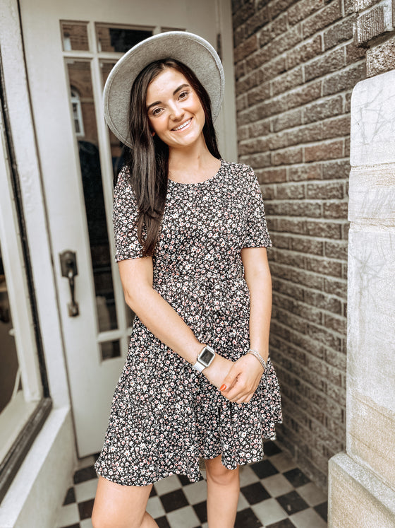 The Room to Bloom Floral Swing Dress