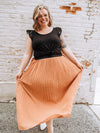 The Padee Pleated Skirt in Butter