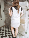 The Lionell Linen Romper in Taupe