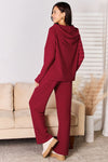 The Basic Ribbed Hoodie and Straight Pants Set (3 COLORS)