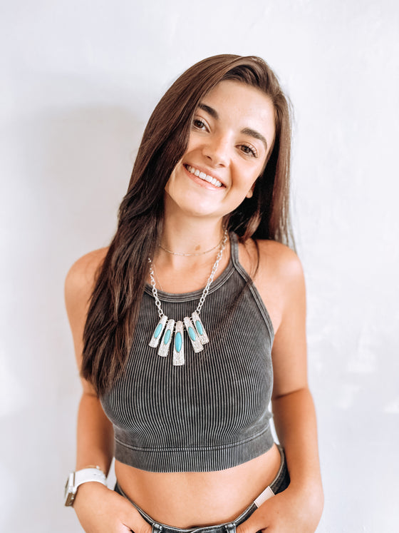 The 5-Fingered Turquoise Necklace