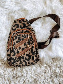  The Mom in Me Leopard Crossbody