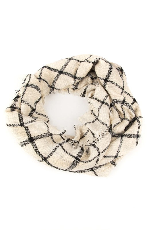 The Sara Simple Plaid Scarf