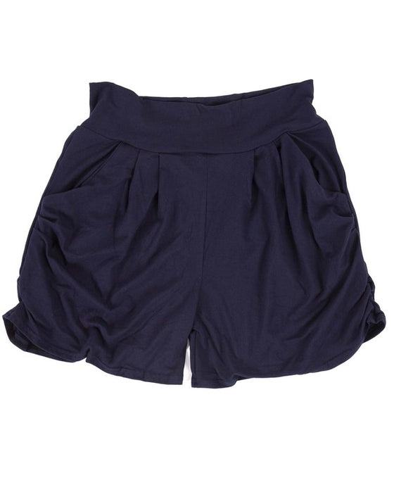 Navy Harem Shorts